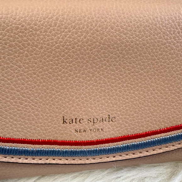Kate Spade New York Eva Embroidered Wallet On A Change Clutch Crossbody Purse - Picture 6 of 16